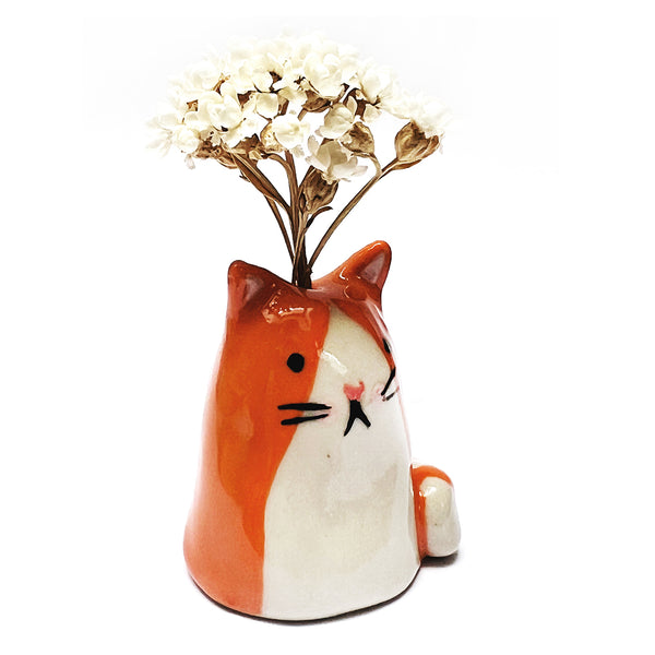 Mini Cat Vase · For Flowers or Whiskers · 107