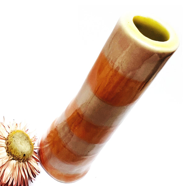 Organic Tall Vase · Stripey · 107