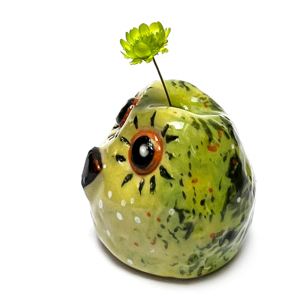Owlet Vase · Mini · Green · 108