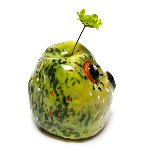 Owlet Vase · Mini · Green · 108