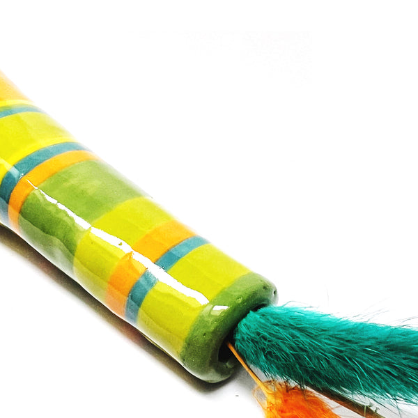Organic Tall Vase · Stripey · 108