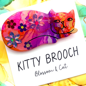 Kitty Brooch · Flora · 09