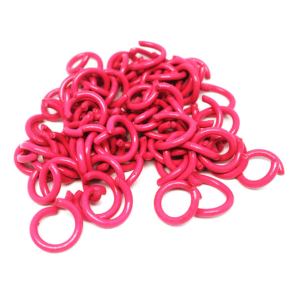 Jump Rings · Open · 8mm · Mix Colours · Approx 800 pairs
