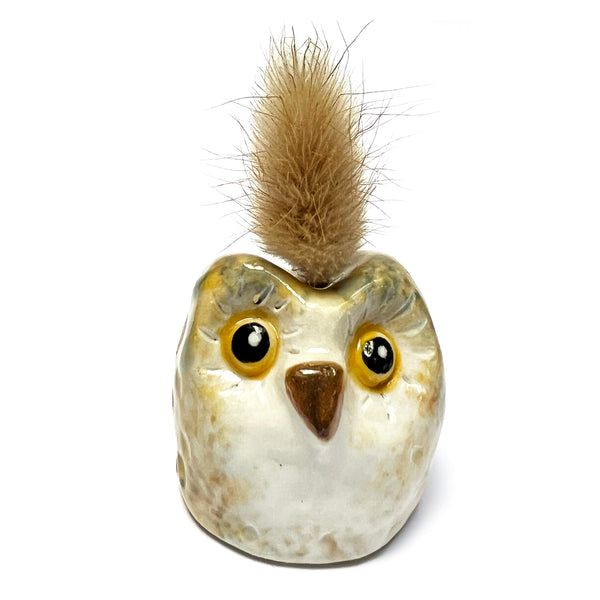 Owlet Vase · Mini · Mustard · 109