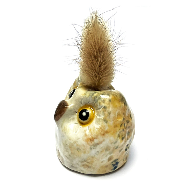 Owlet Vase · Mini · Mustard · 109