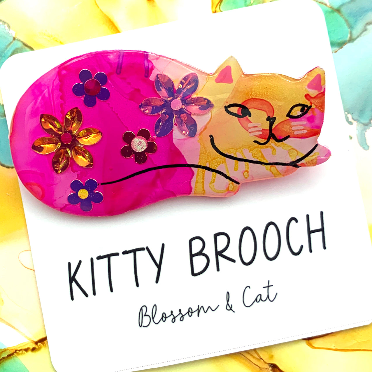 Kitty Brooch · Flora · 10