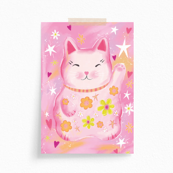 Postcard · Maneki Neko · Lucky Cat