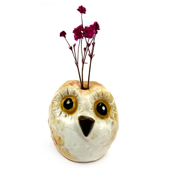 Owlet Vase · Mini · Mustard · 110