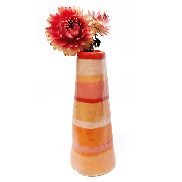 Organic Tall Vase · Stripey · 110
