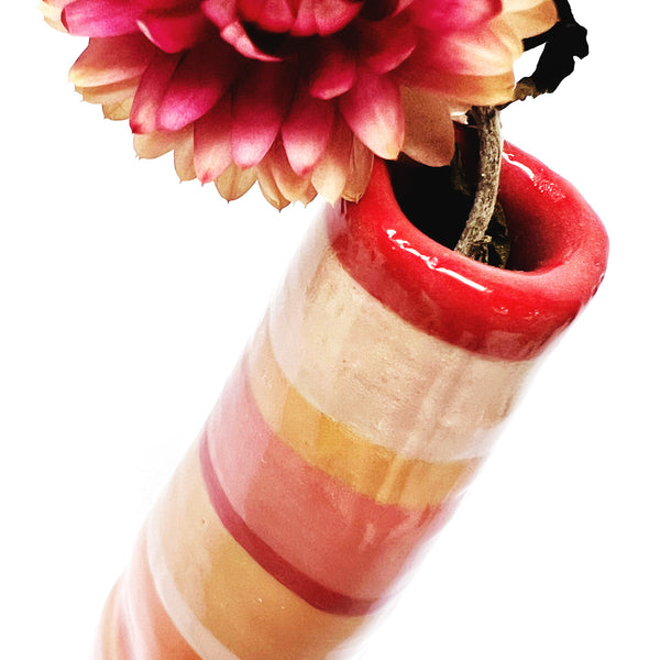 Organic Tall Vase · Stripey · 110
