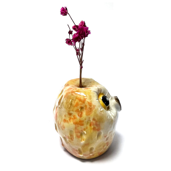 Owlet Vase · Mini · Mustard · 110