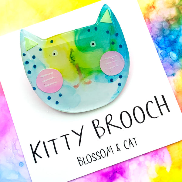 Kitty Brooch · Mixed Media · 45