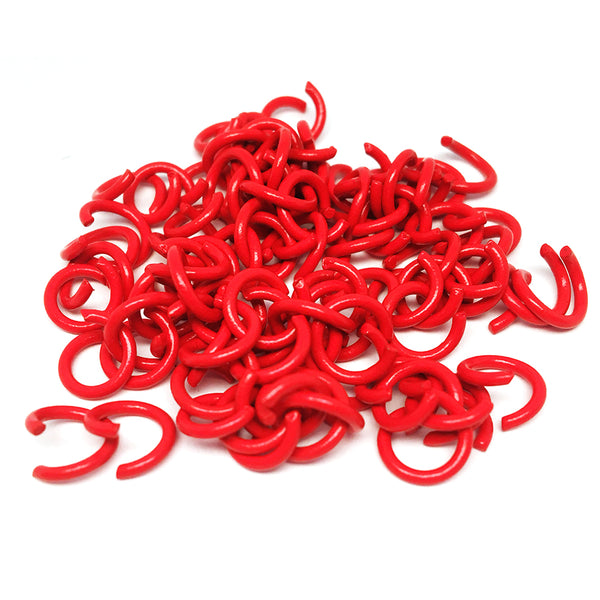 Jump Rings · Open · 8mm · Mix Colours · Approx 800 pairs