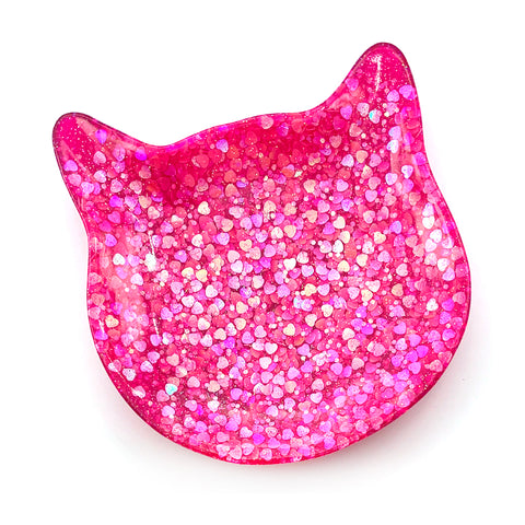 Kitty Trinket Dish · Pink · 13