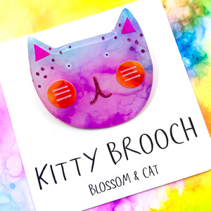 Kitty Brooch · Mixed Media · 48