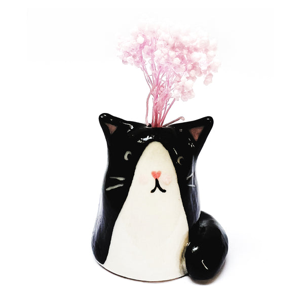Mini Cat Vase · For Flowers or Whiskers · 114