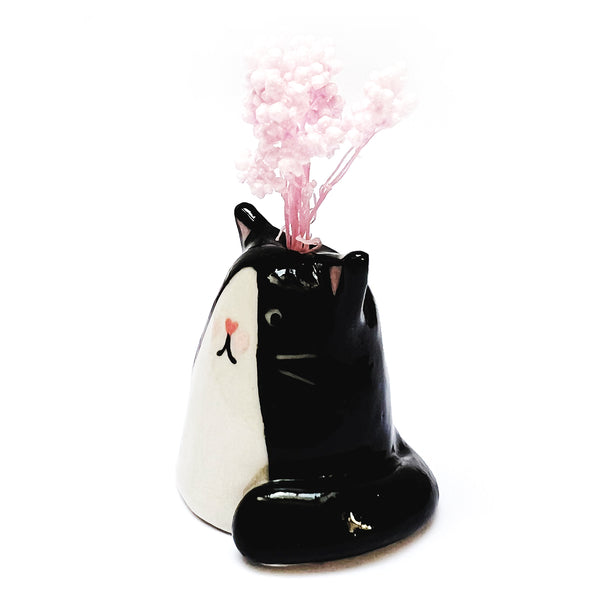 Mini Cat Vase · For Flowers or Whiskers · 114