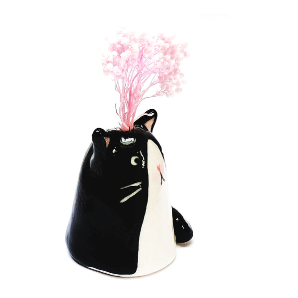 Mini Cat Vase · For Flowers or Whiskers · 114