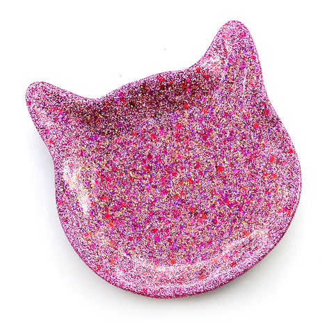 Kitty Trinket Dish · Pink · 15