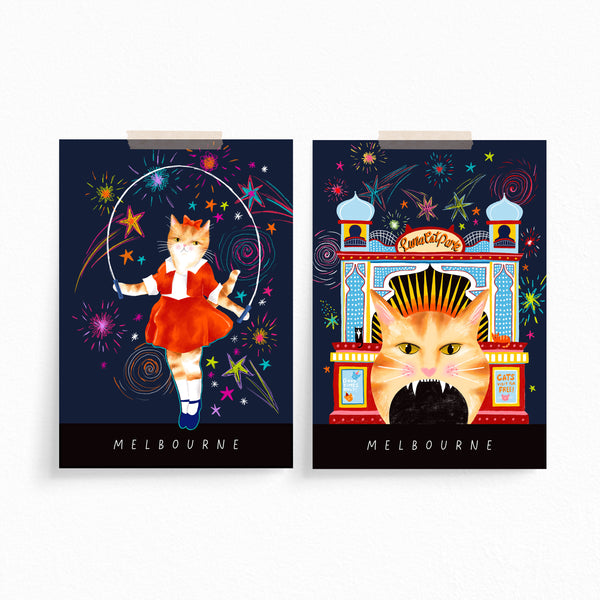 Postcard · Melbourne Cats