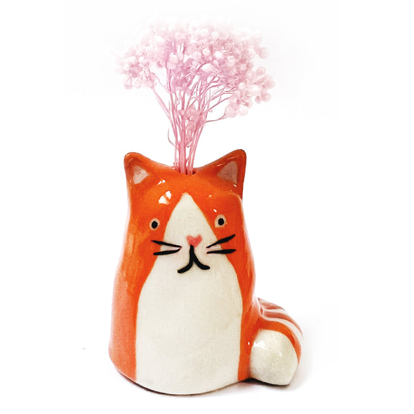 Mini Cat Vase · For Flowers or Whiskers · 118