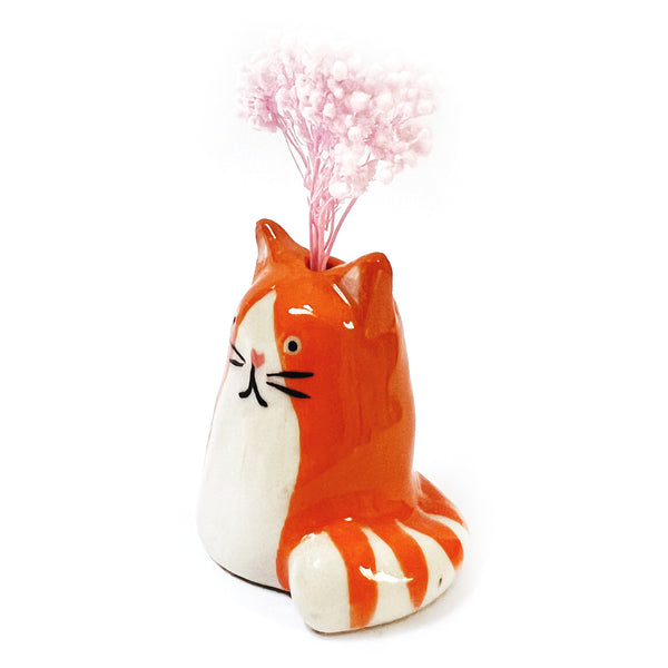 Mini Cat Vase · For Flowers or Whiskers · 118