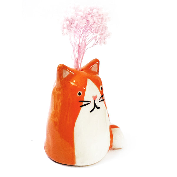 Mini Cat Vase · For Flowers or Whiskers · 118