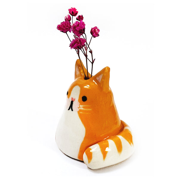Mini Cat Vase · For Flowers or Whiskers · 119