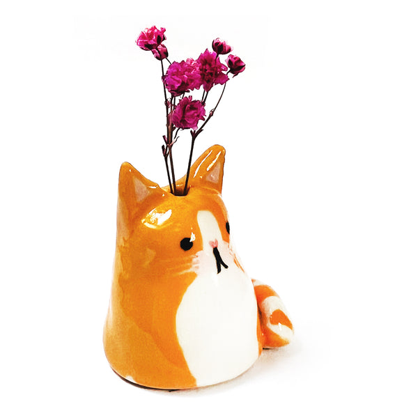 Mini Cat Vase · For Flowers or Whiskers · 119