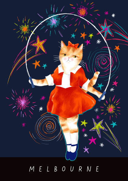 Postcard · Melbourne Cats