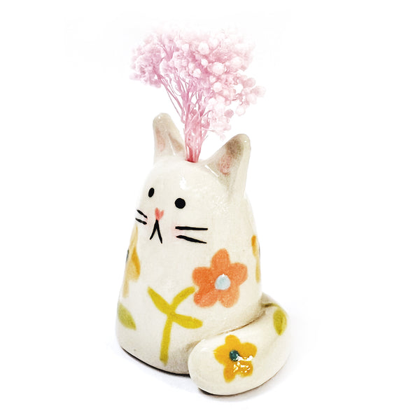 Mini Cat Vase · For Flowers or Whiskers · 120