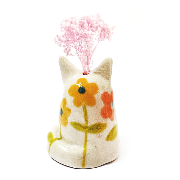 Mini Cat Vase · For Flowers or Whiskers · 120