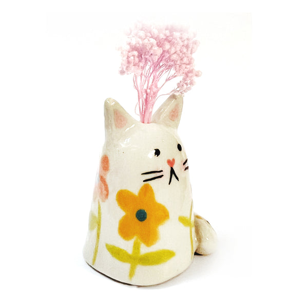 Mini Cat Vase · For Flowers or Whiskers · 120