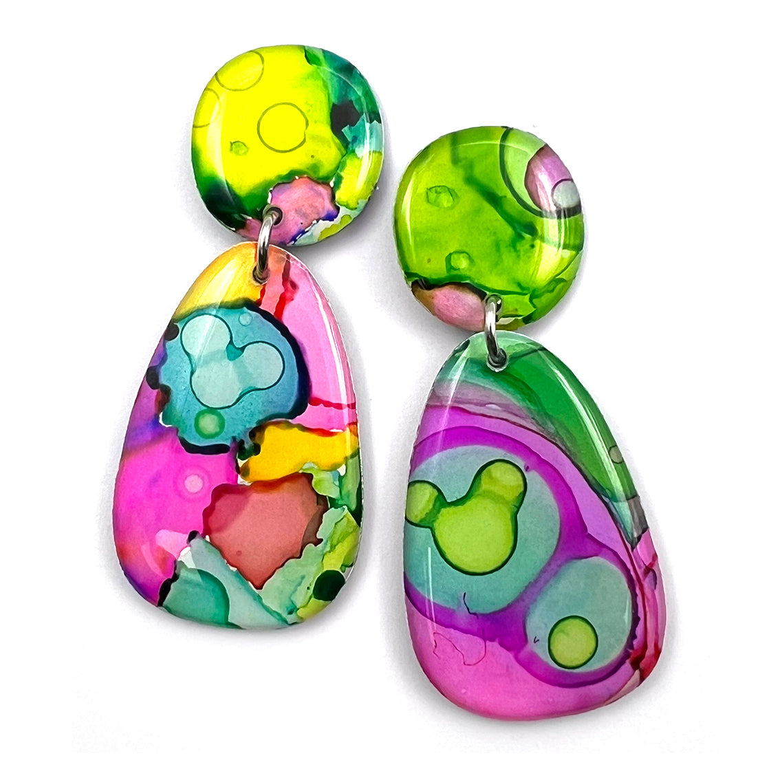 Ink + Resin Earring · Bonnie · 21