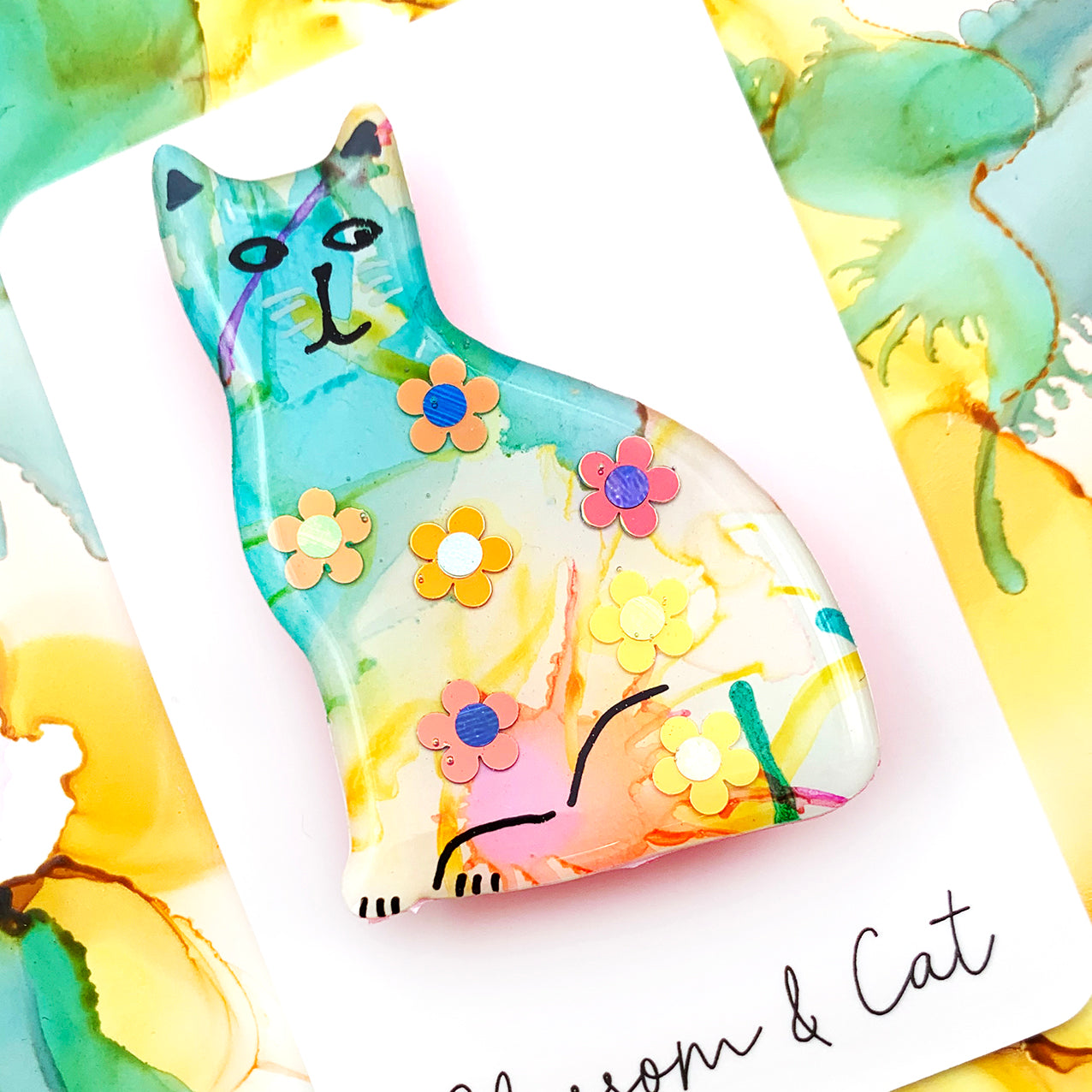 Kitty Brooch · Fleur · 21