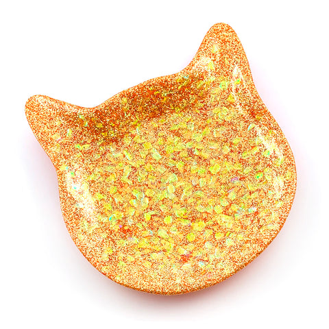 Kitty Trinket Dish · Orange · 21