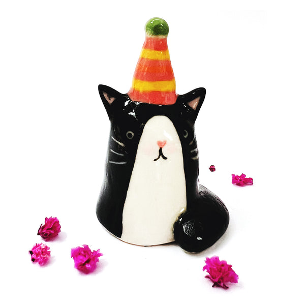 SECONDS · Mini Party Cat · Black · 123 (read description)