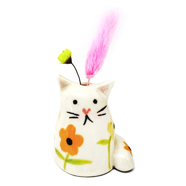 Mini Cat Vase · For Flowers or Whiskers · 125