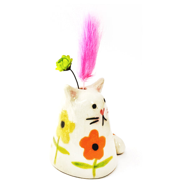 Mini Cat Vase · For Flowers or Whiskers · 125