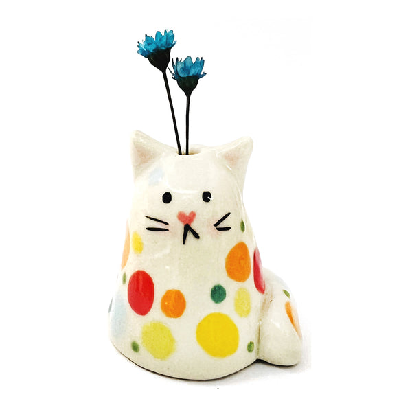 Mini Cat Vase · For Flowers or Whiskers · 126