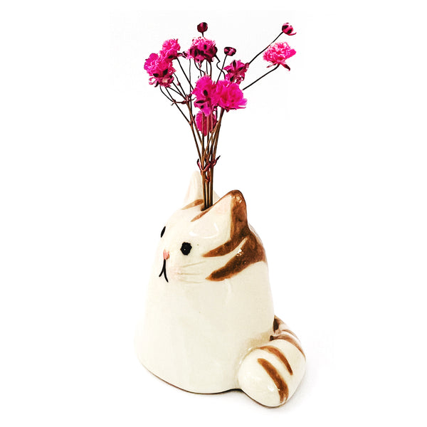 Mini Cat Vase · For Flowers or Whiskers · 127