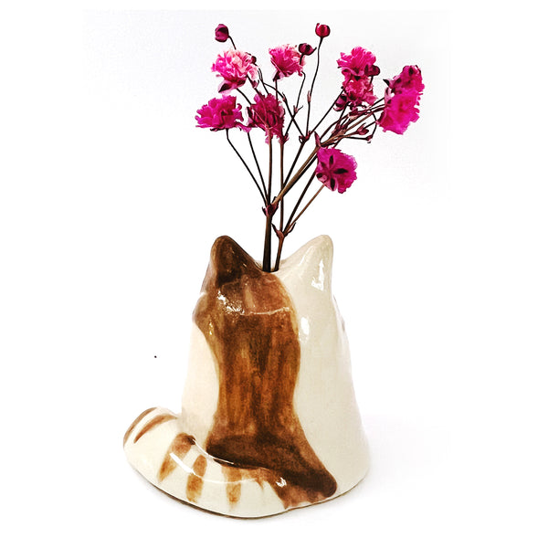 Mini Cat Vase · For Flowers or Whiskers · 127