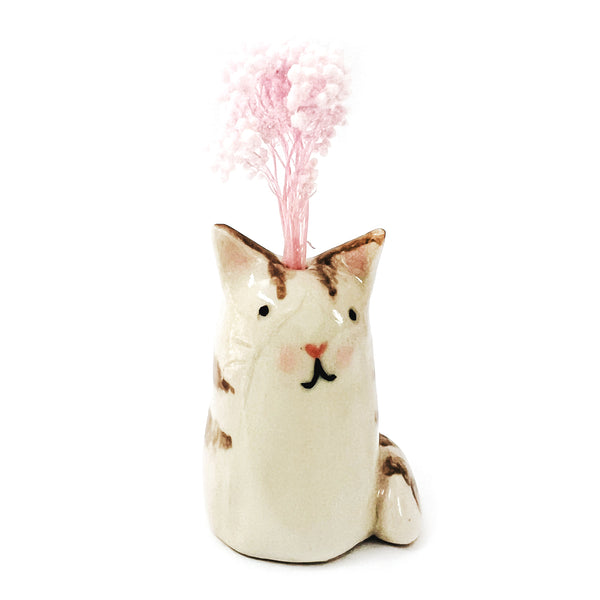 Mini Cat Vase · For Flowers or Whiskers · 128