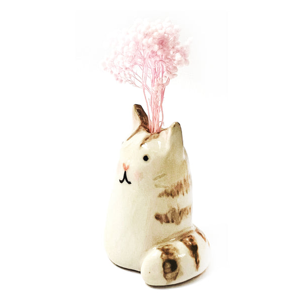 Mini Cat Vase · For Flowers or Whiskers · 128