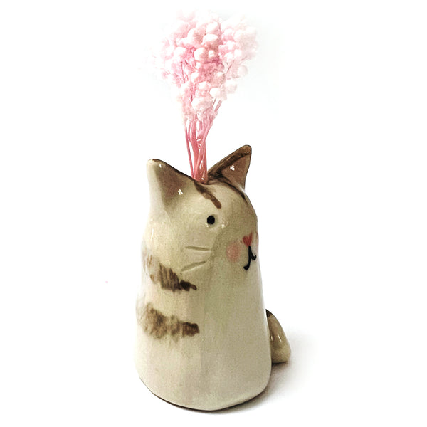 Mini Cat Vase · For Flowers or Whiskers · 128