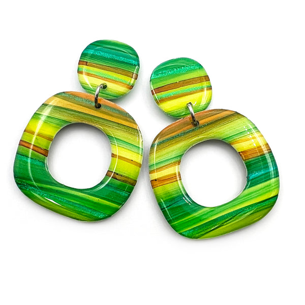 Ink + Resin Earring · Dolly · Seaside · 30