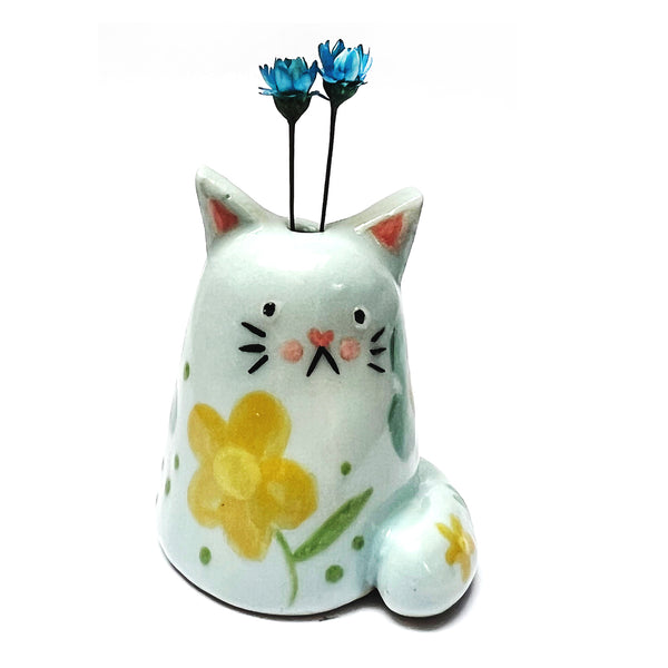 Mini Cat Vase · For Flowers or Whiskers · 130