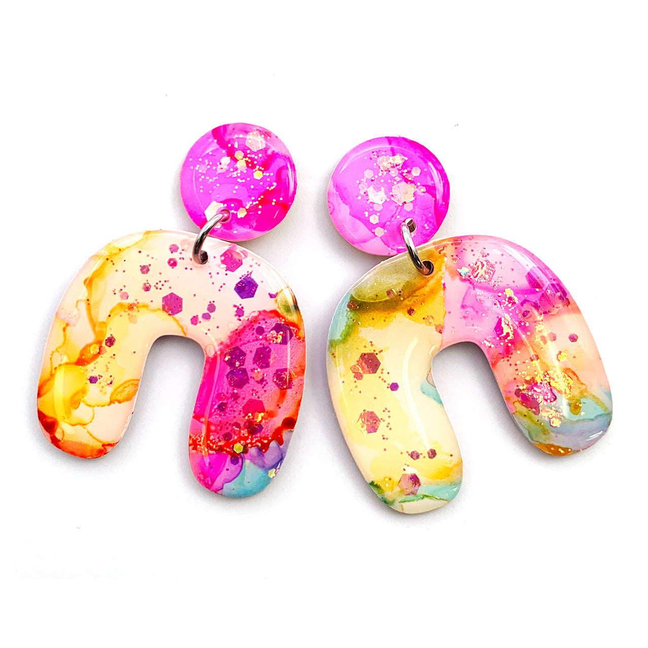 Ink + Resin Earring · Archie · 31