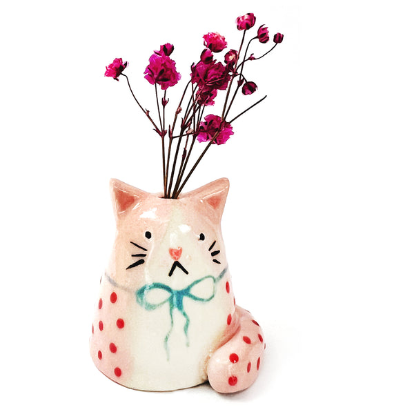 Mini Cat Vase · For Flowers or Whiskers · 132