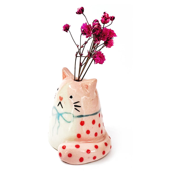 Mini Cat Vase · For Flowers or Whiskers · 132